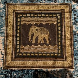 Elephant Throw Pillow Cover
